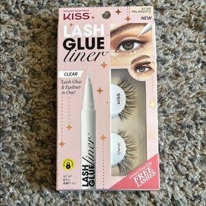 Kiss Clear Lash Glue Liner and Lashes kit